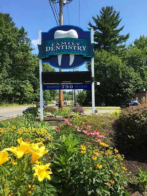 Associates in Family Dentistry office sign
